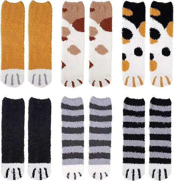Cat Winter Socks