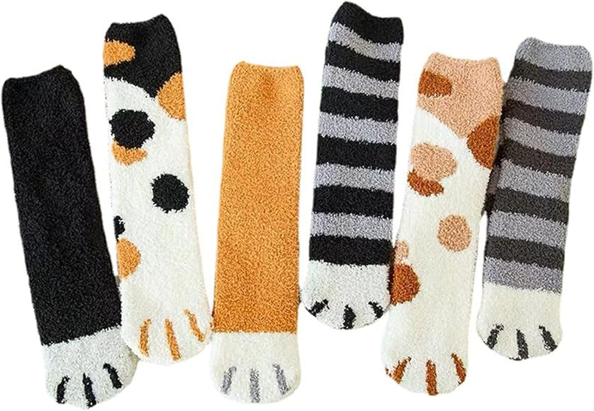 Cat Winter Socks