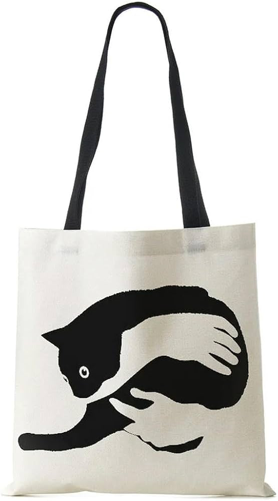 Cat canvas bags