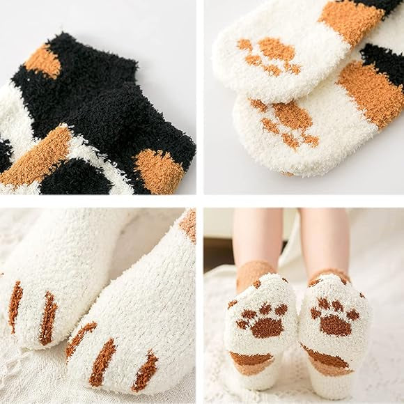 Cat Winter Socks