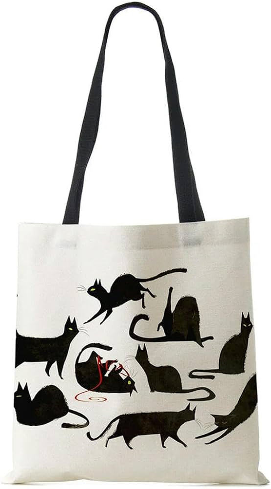 Cat canvas bags