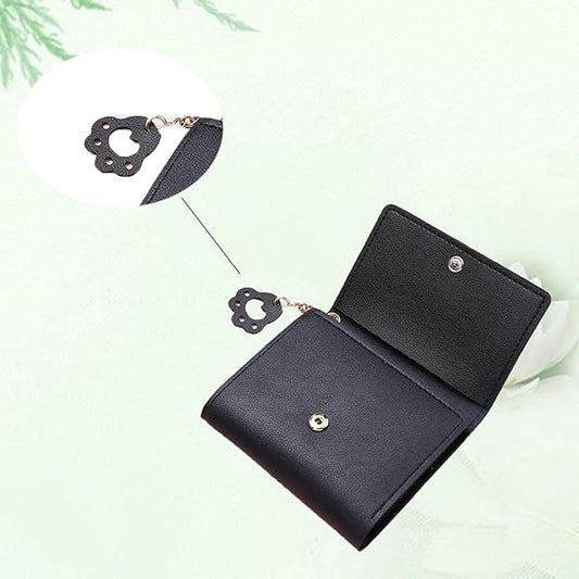 Monedero  negro gatuno